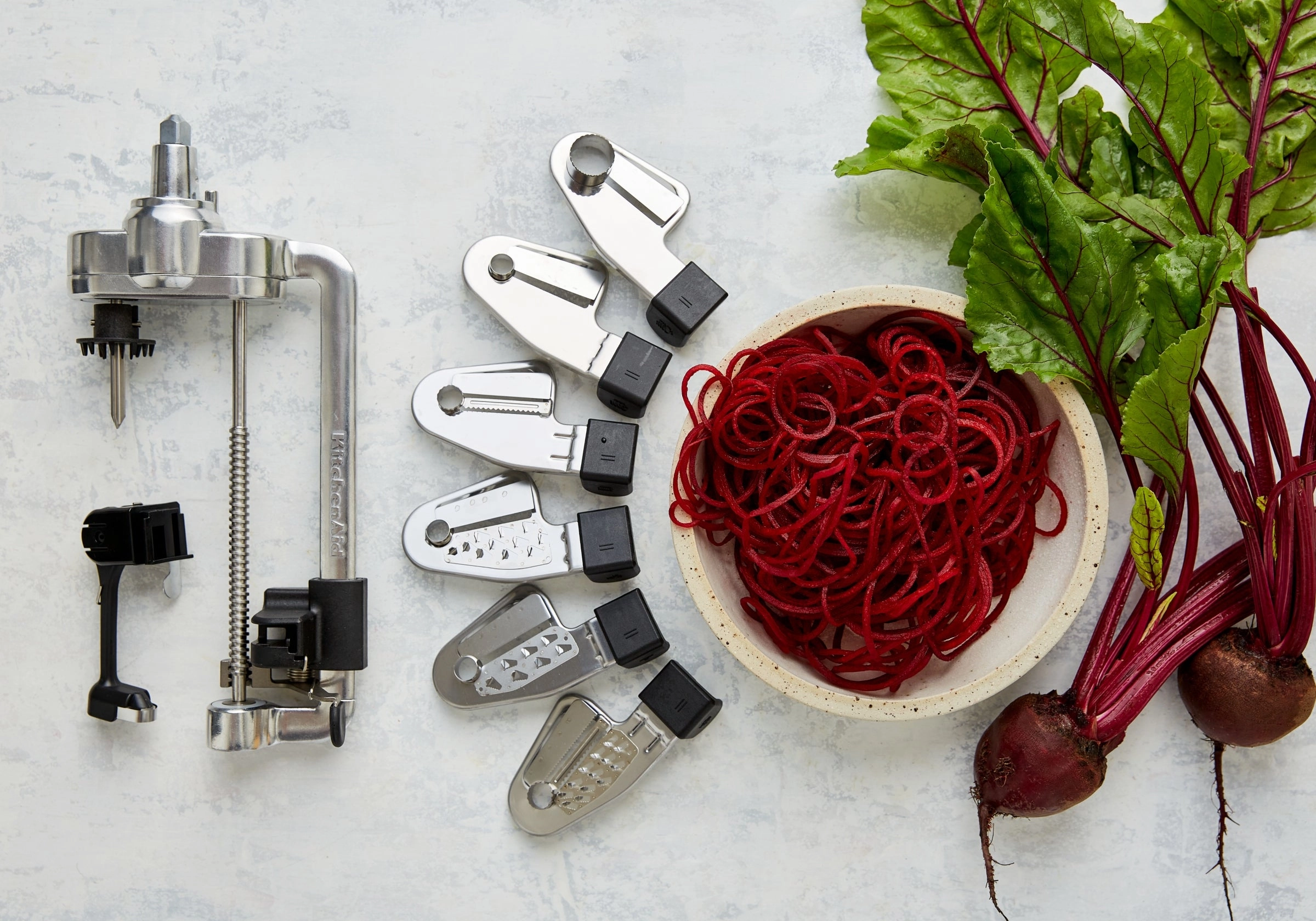 7 Blade Spiraliser Plus with Peel, Core & Slice Attachment KSM2APC