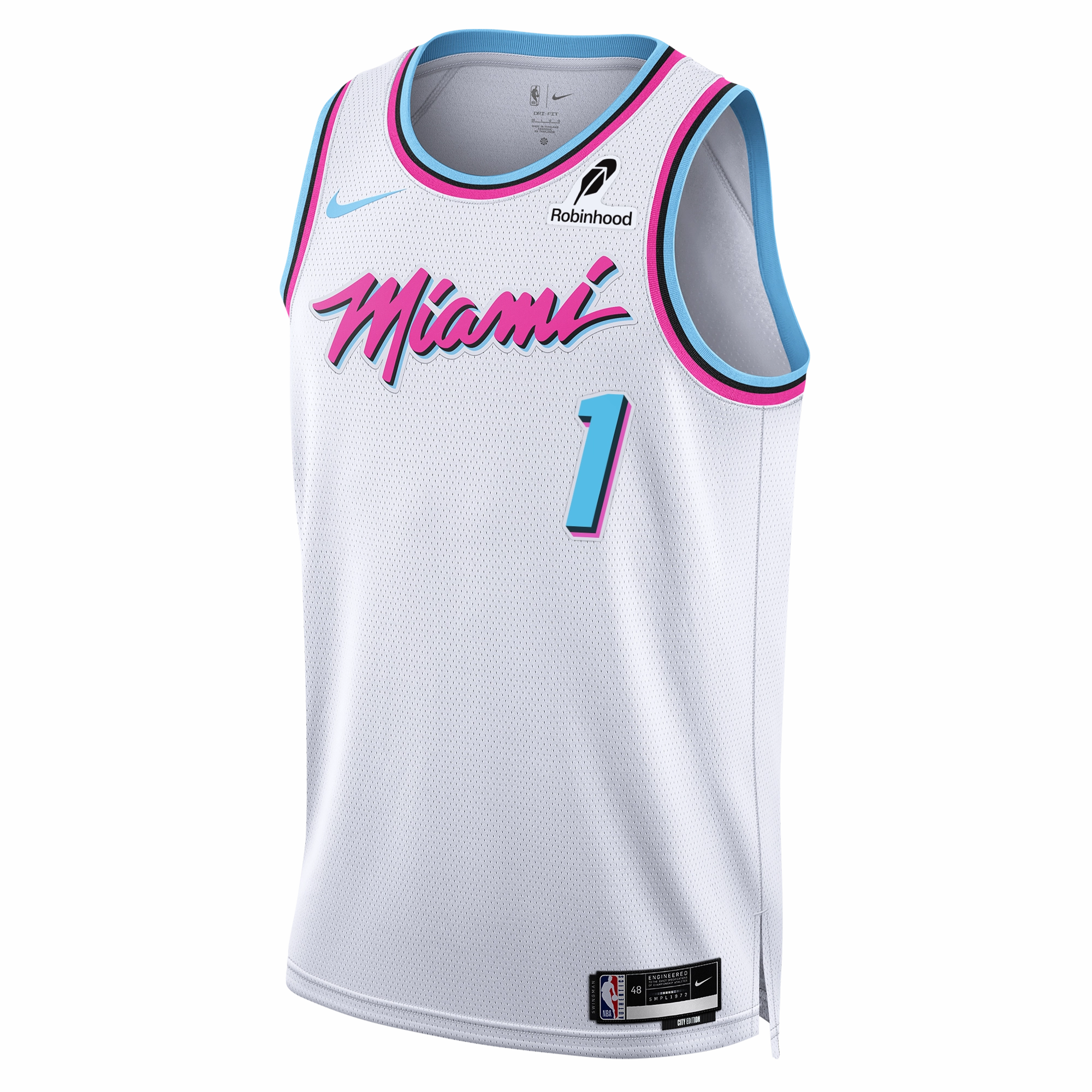 #1 Mom Nike Miami HEAT Original Vice Swingman Jersey
