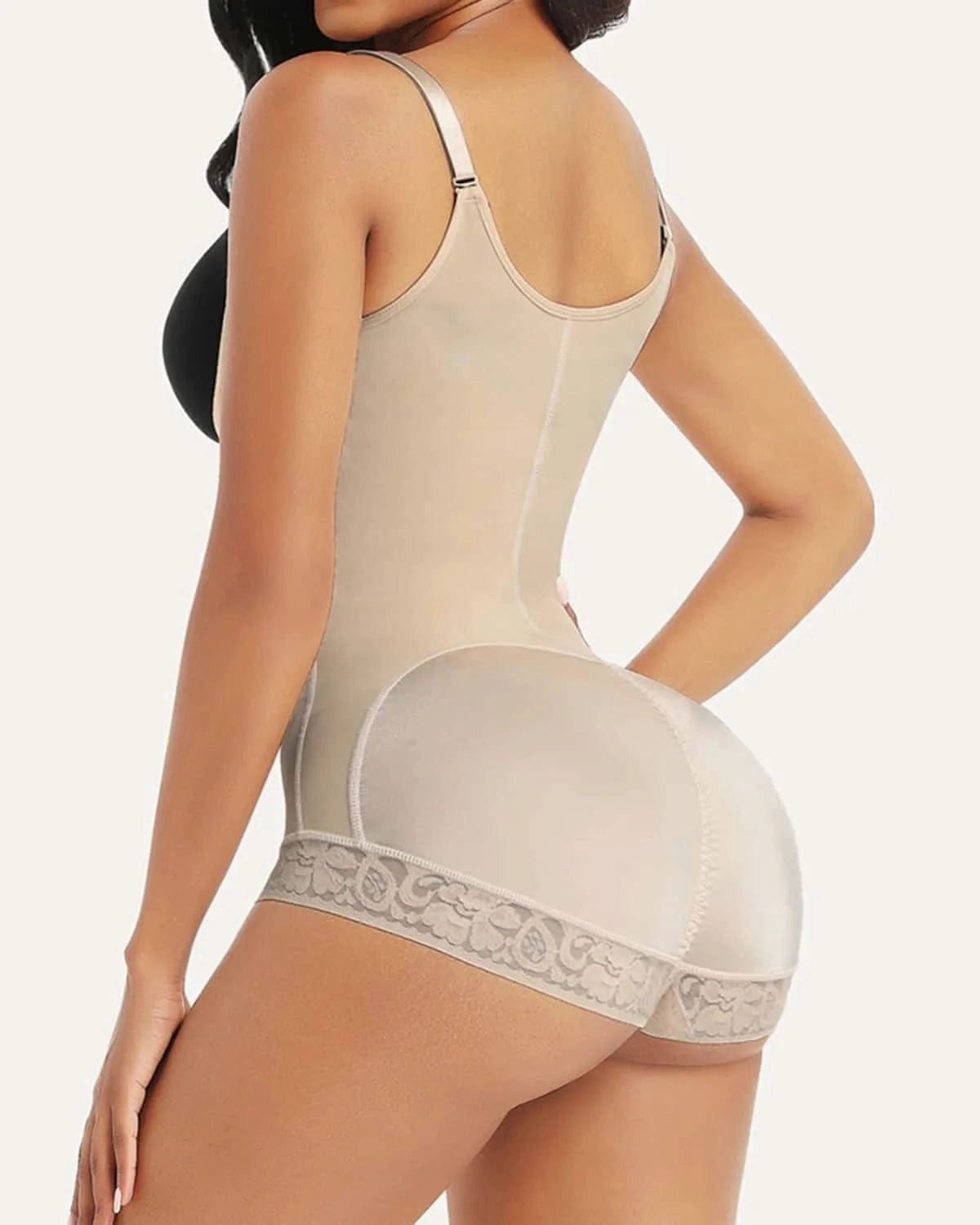 AirSlim® Lace Zipper Open Bust Shapewear