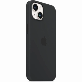 Apple Computer MPRU3ZM/A iPhone 14 Silicone Case with MagSafe Midnight