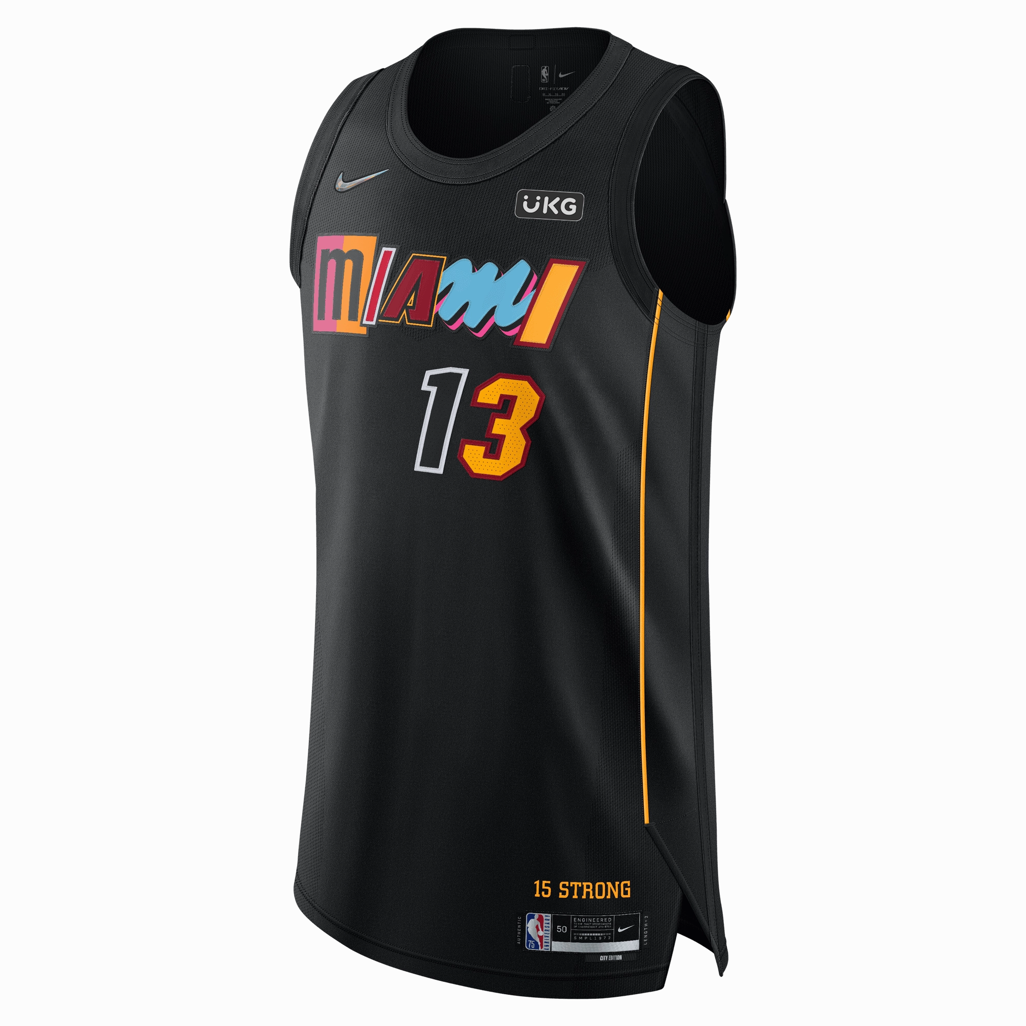 Bam Adebayo Nike Miami HEAT Mashup Authentic Jersey