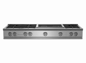 Bluestar RGTNB606CBV2 60" Rnb Rangetop With 24" Charbroiler