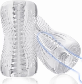 Clear TPE Male Masturbation Sleeve, Penis Training Sex Toy for Men
