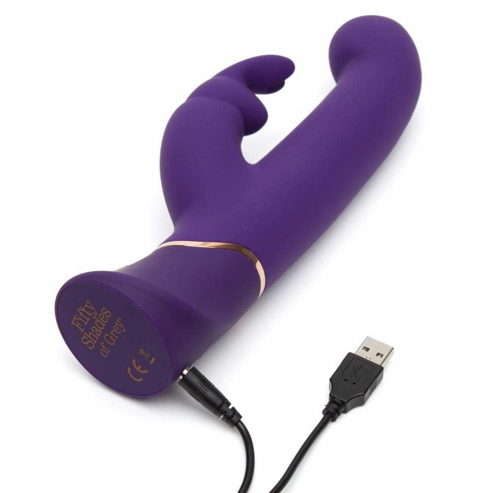 Fifty Shades of Grey - Greedy Girl Power Motion Rabbit Vibrator (Purple)
