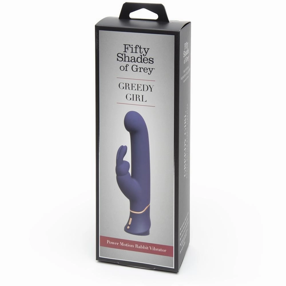 Fifty Shades of Grey - Greedy Girl Power Motion Rabbit Vibrator (Purple)