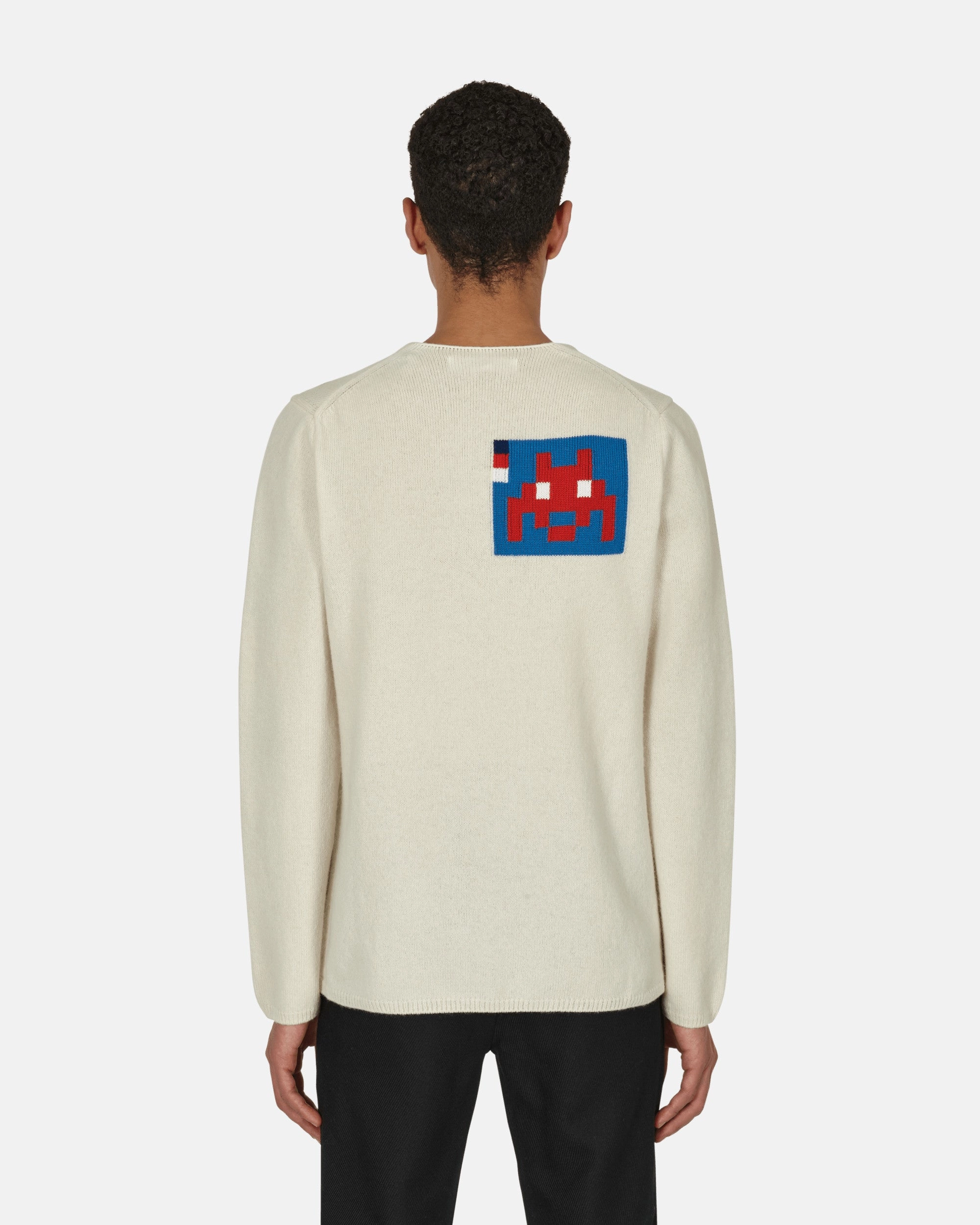 Invader Knit Sweater Beige