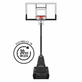 Momentous 60In H-Frame Ez Assembly Acrylic Portable Basketball System