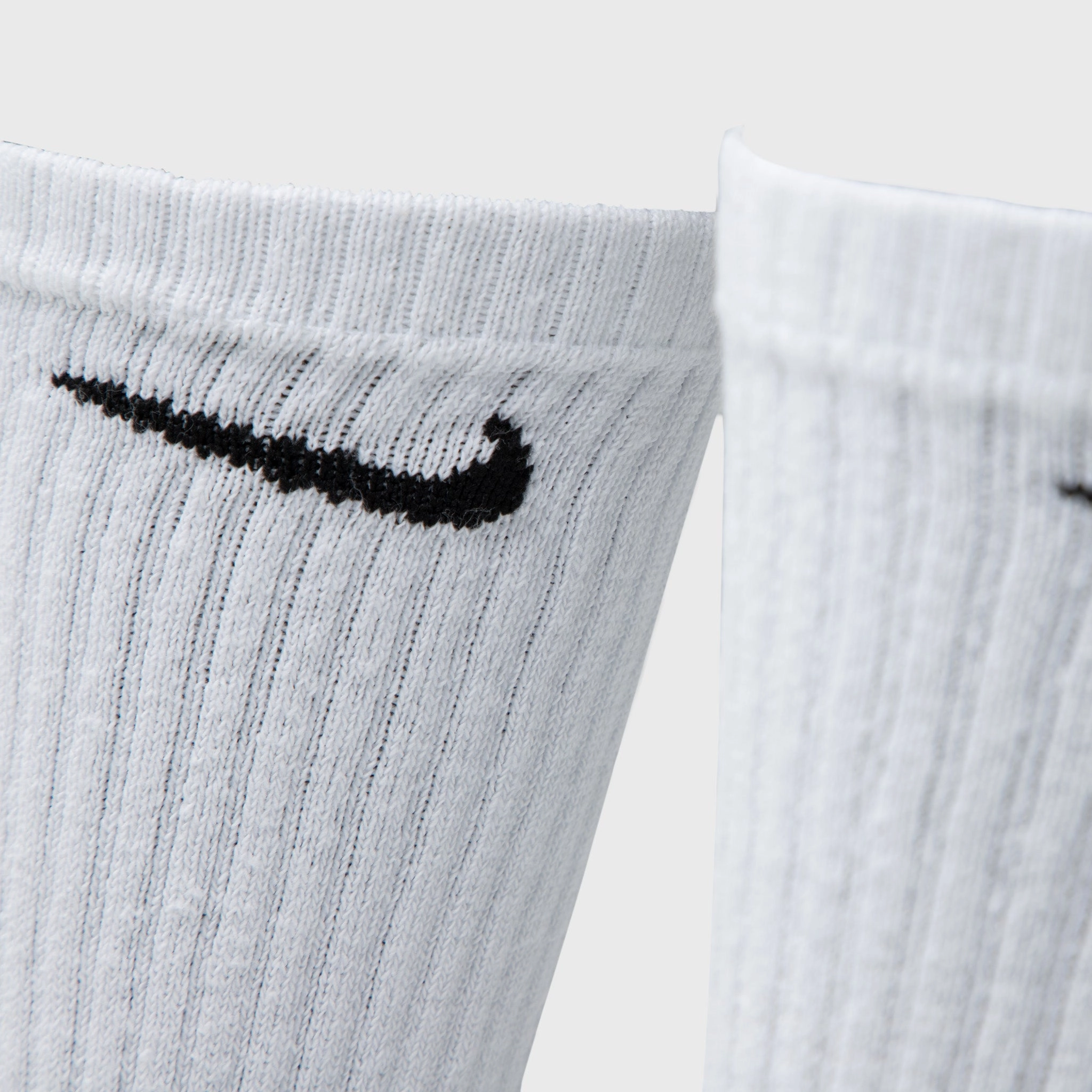 Nike Everyday Cushioned Training Crew Socks (3 Pack) White / Black