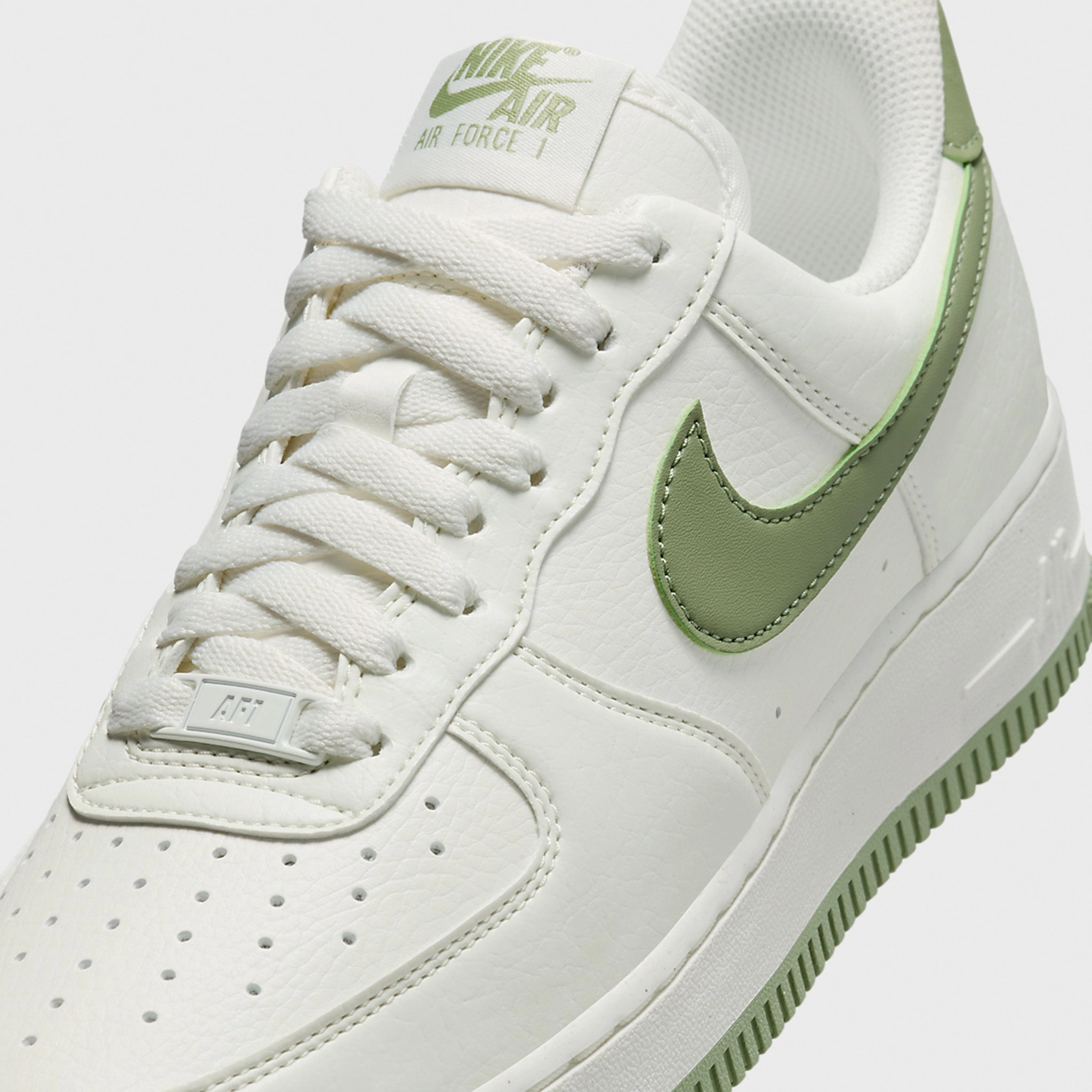 Nike Women�s Air Force 1 Next Nature Sail / Oil Green - Volt