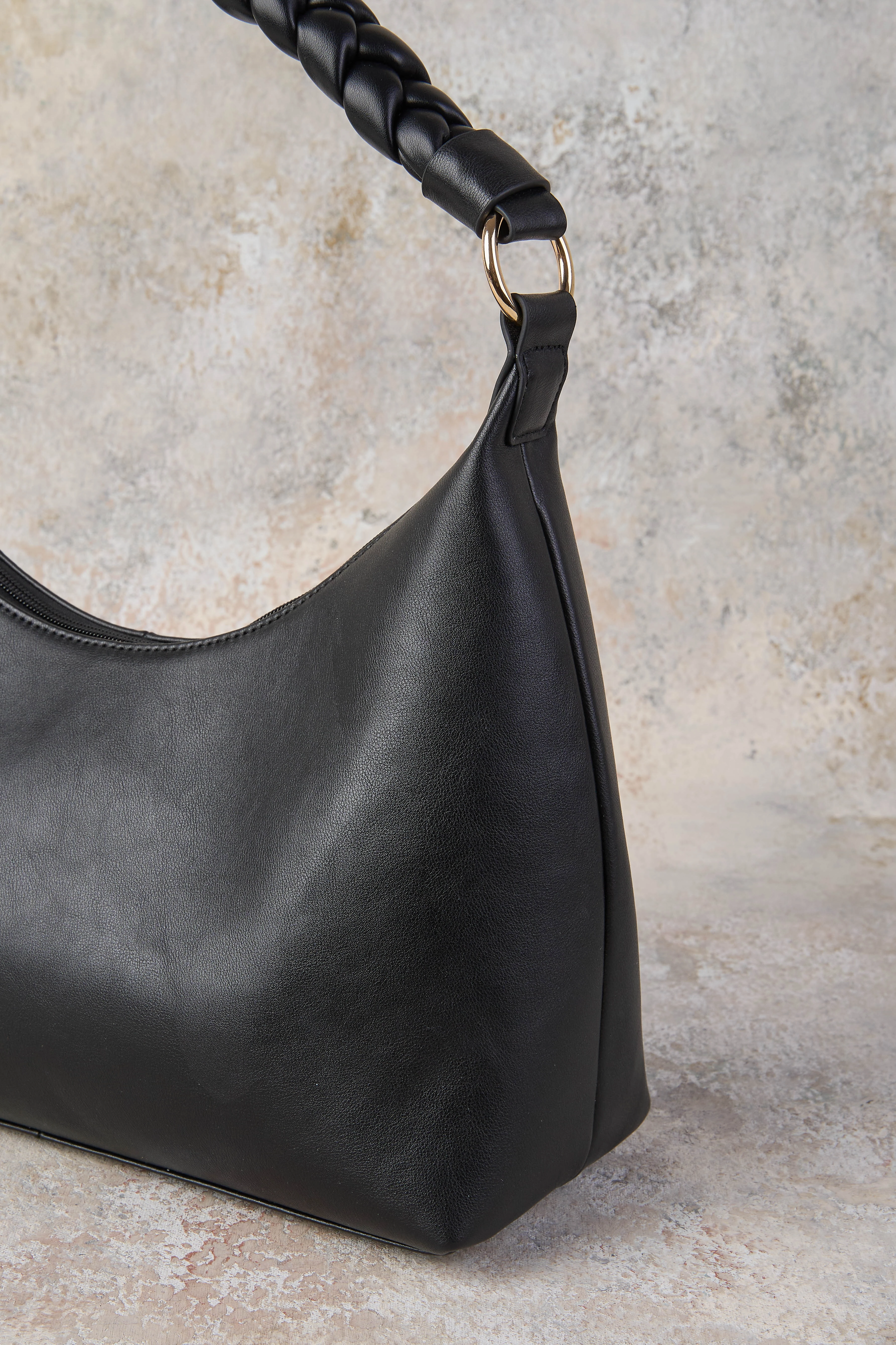 Piper Plait Handbag - Black