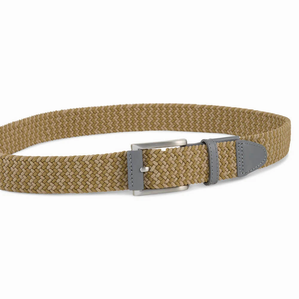 PUMA Braided Weave Golf Belt Prairie Tan - 25 Men