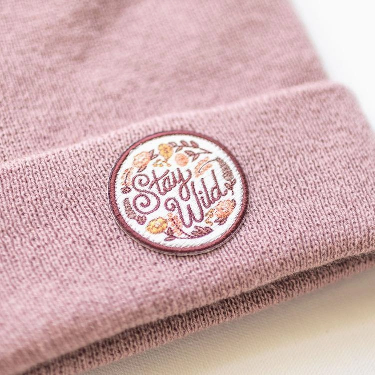 Stay Wild Beanie - Rose